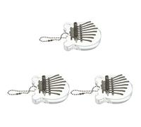 ibasenice 3pcs Small Keys Mini Kalimba Piano Thumb Piano Musical Instrument Easy to Play for Beginners and Boys and Girls Birthdays Christmas and Valentine Day Compact Design for Music