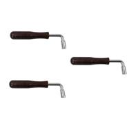 ibasenice 3pcs Square Shape Hard Steel Piano Tuning Hammer Wrench Smooth Handle for Easy Tuning
