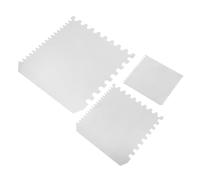 ibasenice 3pcs Stainless Steel Clay Shaping Scraper Set for Potter Artists