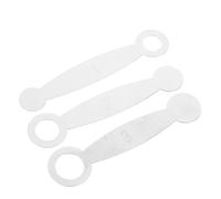 ibasenice 3pcs Stainless Steel Flute Leveling Tool Pads Repair Kit for Woodwind Instruments Clarinet Adjustment Rings Pads Set for Musical Instrument Maintenance