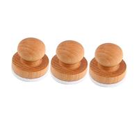 ibasenice 3pcs String Wooden Guitar Bass String Cleaner Tool for Stringed Musical Instruments for Fretboard Cleaning and Guitar Care Kit