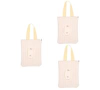 ibasenice 3pcs Stroller Hanging Organizer Travel Wipe Holder Outdoor Hanging Tissue Bag Convenient Storage for Diaper Bag for Family Trips