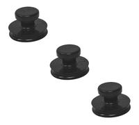 ibasenice 3pcs Tibetan Singing Bowl Lifter Bowl Suction Handle Accessory for Sound Bath