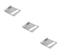 ibasenice 3pcs Top-loading Hardtail Guitar Bridge Plate for Control Plate String