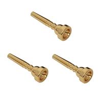 ibasenice 3pcs Trumpet Replacement Trumpet for Mouthpiece Golden for Playing Scenarios