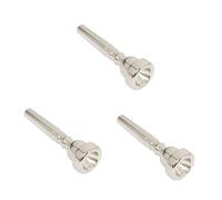 ibasenice 3pcs Trumpet Replacement Trumpet Mouthpiece for Professional Silver Mouthpiece for Practice and Performance