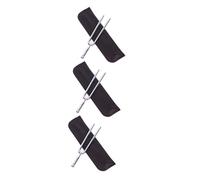 ibasenice 3pcs Tuning Fork Music Instrument Steel Forks Tone Tuner Practical for Sound Therapy and Music Education Storage Bag