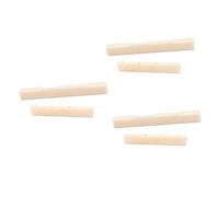 ibasenice 3pcs Ukulele Bone Saddle and Nut Replacement Kit for Guitar and Easy to Install Fits Standard Models Playability and Sound Quality