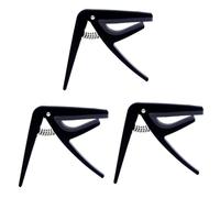 ibasenice 3pcs Ukulele Capo Trigger Style Lightweight Abs Capo for Ukulele Accessories One-hand Use Easy Fret Movement and Portable Musical Instrument Tool