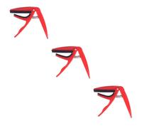 ibasenice 3pcs Ukulele Capo Zinc Alloy Single-handed Fast Adjustment Ukulele Guitar Accessories for Acoustic Guitar Capo