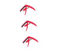 ibasenice 3pcs Ukulele Guitar Capo for Acoustic Guitar Replacement Capo Tuner Function for Beginner and Adult Ukulele Players