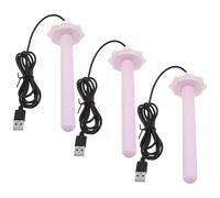 ibasenice 3pcs USB Heated Bird Perch Station for Parakeet Cage Purple Parrot Standing Stick Grinding Pad Warm Bird Nest Perch and Pet Use