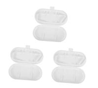 ibasenice 3pcs Water Flosser Travel Storage Box Organizer for Oral Irrigator and Nozzle Heads Compact Plastic Case with Compartments for Outdoor and Travel Use Compatible with Philips