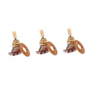 ibasenice 3pcs Way Guitar Toggle Switch Cap Rhythm Treble Washer Ring Electric Guitar Accessory Easy Install