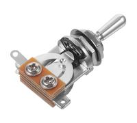 ibasenice 3pcs Way Toggle Pickup for Electric Guitar Replaceable Tip Includes Knurled Mounting Nut and Flat Washer Easy Tone Control for Musicians