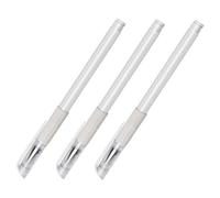 ibasenice 3pcs White Eyebrow Tattoo Pen for Position Makeup Brows with Plastic Body, Safe Use on Skin and Long Serving Life, for Makeup and Surgery Practitioners