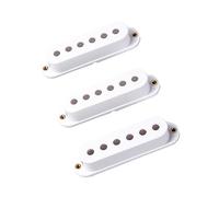 ibasenice 3pcs White Single Coil Pickup Covers for Guitar Pickups Replacement Covers for Electric Guitar Use