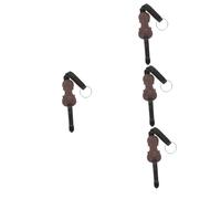 ibasenice 3pcs Wooden Non-slip Cello End-pin Stopper for Cello Players Skid Cushion for Practice Performance