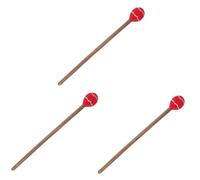 ibasenice 3pcs Wooden Singing Bowl Mallet Stick for Tibetan Meditation Sound Bowl Small Buddha Striker Meditation Accessory