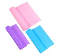 ibasenice 3pcs Yoga Tension Belt Non Slip Elastic Strap for Stretching and Resistance Training for Flexibility and Mastering Poses Pink Purple Blue