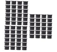 ibasenice 3sets Bike Handlebar End Plugs Durable Caps for Mountain Road Bicycles Lightweight Strong Easy to Install Handlebar Stoppers Black Accessories 20pcs*3