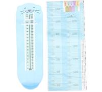 ibasenice 3sets Boys and Girls Height Foot Measuring Device Growth Chart Sticker Boys and Girls Room Decor