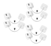 ibasenice 3sets Cabinet Lock Refrigerator Locks Adults Easy Reset Secure Your Belongings 2pcs*3