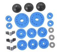 ibasenice 3sets Drum Cymbal Eva Pad Metal Gasket for Cymbals Replacement Accessories for Drum Set for Muffler Pads and Crash Use