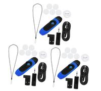 ibasenice 3sets Electric Kazoo for Adults Lightweight Musical Instrument with Flute Diaphragms Connecting Wire for Music Education Easy to Play Portable Design