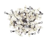 ibasenice 3sets Glow The Dark Fishing Hooks Contactor Device with Gourd Shaped Space Bifurcation Tangle Tackle Accessories for Night Fishing Durable Green Swivels for Freshwater and 50pcs*3