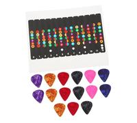 ibasenice 3sets Guitar Fretboard Stickers and Picks Beginners of Note Decals Random Picks Easy to Apply and Remove Safe for Acoustic and Electric Guitars