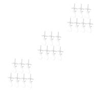 ibasenice 3sets Heavy Duty Ceiling Hooks Durable Swag Hooks for Hanging Plants Canopies Lanterns More Easy Installation Solid Hollow Walls 7pcs*3