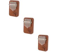 ibasenice 3sets Mini Kalimba Thumb Piano Note Portable Finger Piano for Beginners and Boys and Girls Cute Design Lightweight and Easy to Play Musical for All Ages