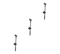 ibasenice 3sets Portable Mic Stand Metal Boom Arm Tilting Rotating for Smartphone Podium