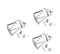 ibasenice 3sets String Mandolin Tailpiece Sleek Design Heavy-duty Metal Construction for Standard Mandolin Sound Quality and Aesthetic Appeal Complete Installation Accessories Included