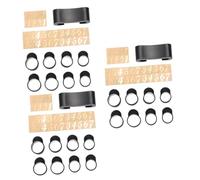 ibasenice 3sets Tongue Drum Accessories Non-slip Finger Picks Drum Stick Holder Note Stickers for Percussion Instruments Ethereal