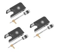 ibasenice 3sets Violin Cello Bow Frog Replacement Violin Practicing Metal Bow Frog Supply Clip Accessory Part for Instrument Screws for Metal