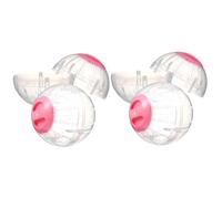 ibasenice 4 Pcs Hamster Running Balls Small Pet Exercise Balls Safe Breathable Design for Mice Gerbils and Small Animals Fitness and Mental Health Maintenance