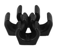 ibasenice 4 Pcs Heavy Duty Black Nylon Single Hole Clamp for Boat Accessories Durable Pipe Mounting for Yacht and Equipment Stability