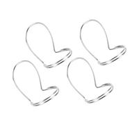 ibasenice 4 Pieces Hollow Metal Finger Picks Set for Banjo Guitar Mandolin, Includes 1 Thumb and 3 Finger Picks in Silver, Suitable for String Instrument Playing and Performance