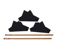 ibasenice 4 Sets Flute Cleaning Rod and Cloth Kit for Flute Maintenance Includes Cleaning Rods and Cloths for Essential for Musicians