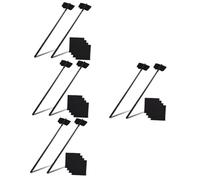 ibasenice 4 Sets Flute Rod Cleaning Kit Flute Clean Cloth Tool Set for Sax Clarinet