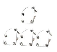 ibasenice 4 Sets Guitar Neck Plates Neck Joint Back Plate for Bass Part Guitar Parts for Magnetic Mount Screws