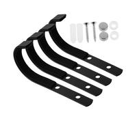 ibasenice 4 Sets Heavy Duty Wall Mount Storage Hooks J Shaped Tool Hangers for Garage and Garden Robust Load Capacity for Compound and Recurve Bows Compact Space Saving Design for Outdoor