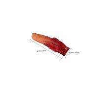 ibasenice 4 Sets Realistic Plastic Severed Fingers Halloween Decor Portable Bloody Finger Props for Costume Parties Witch Cosplay Haunted House Pranks Spooky Masquerade Accessories