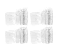 ibasenice 40Pcs Acrylic Magnetic Nail Color Cards with False Tips for Nail Art Practice and Display Suitable for Salon Beginners and Home Use