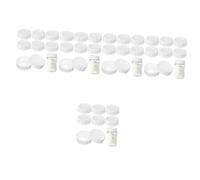 ibasenice 40pcs Bottle Caps Wide Mouth Replacement Lids for Feeding Essentials Leak Design Easy to Clean and Maintain Fits Standard Bottles