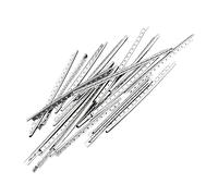 ibasenice 40pcs Guitar Fret Wire Stainless Steel Fret Wire Replacement for Electric Guitar Fingerboard Accessories Supplies