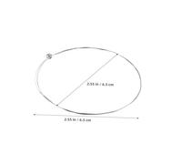 ibasenice 40pcs Guitar Steel String Replacement Acoustic Strings Stainless Steel Wire for Classical Folk Electric Guitar Music