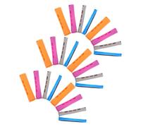 ibasenice 40pcs Hair Perm Rods Flexible Curling Rods Plastic No Heat Hair Curlers for Bangs Women Daily Outings and Events
